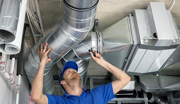 Duct system repairing